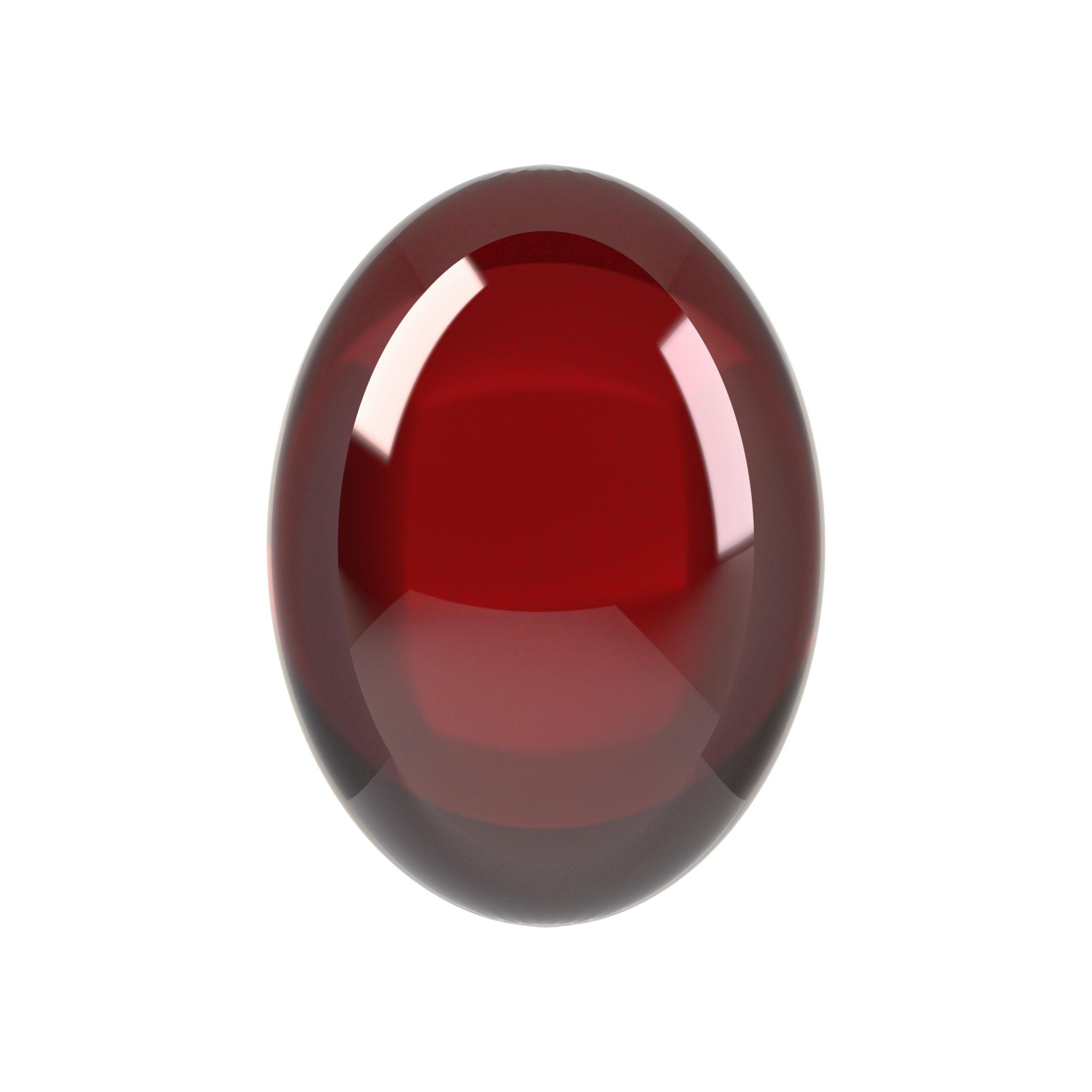 Natural Garnet Gemstone Deep Red Stone